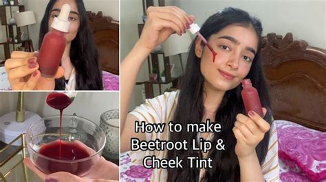 How To Make Beetroot Lip And Cheek Tint At Home Diy Lip Stain Natural