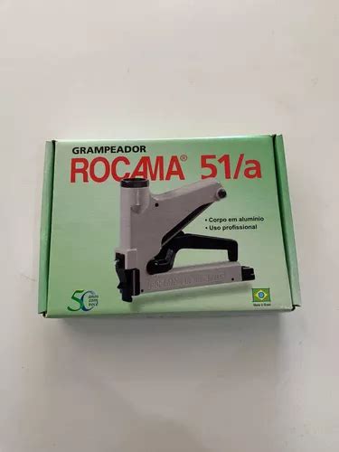 Grampeador Tapeceiro Profissional Alúminio Rocama 51 a 106mm Frete grátis