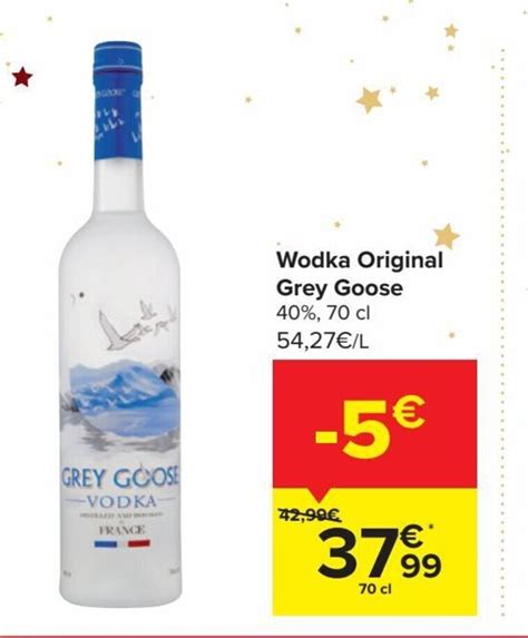 Wodka Original Grey Goose Cl Promotie Bij Carrefour