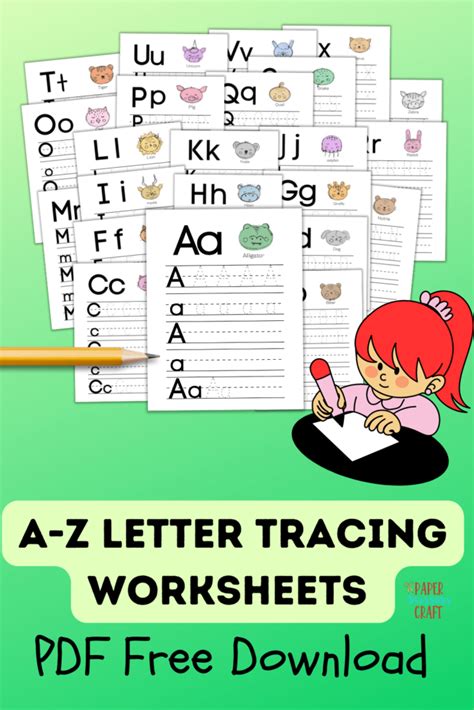 Free A‑Z Letter Tracing Worksheets You Can Download Instantly