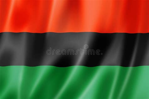 African Americans Flag America Stock Illustration Illustration Of