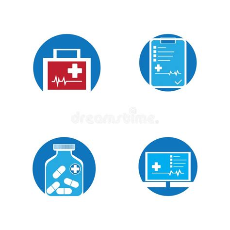 Medical Health Care Medicine Hospital Icon Vector Stock Illustration