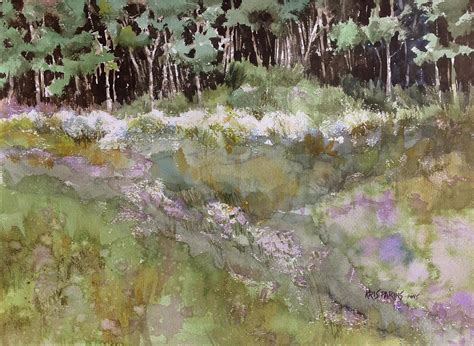 Aspen Meadow Painting By Kris Parins Fine Art America