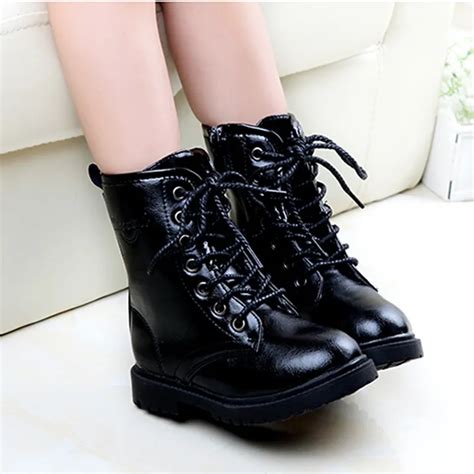 Aliexpress.com : Buy Spring Autumn Fashion Children Shoes Girls Bota Menina Waterproof leather ...