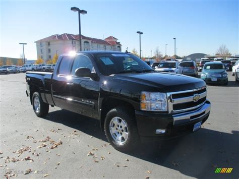 2011 Black Chevrolet Silverado 1500 Lt Extended Cab 4x4 87457737 Photo 2 Car