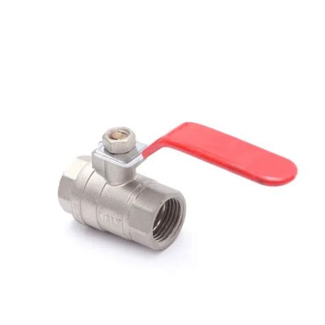 Nickel Plated Plating Brass Made Ball Valve Manufacturer Supplier