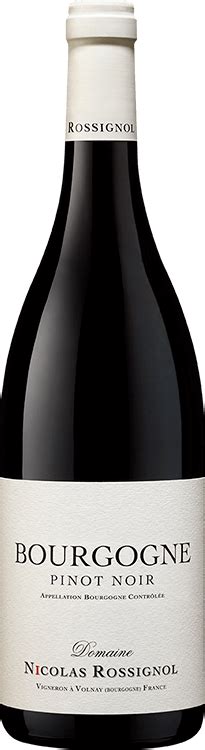 Domaine Nicolas Rossignol Bourgogne Pinot Noir Millesima Sg