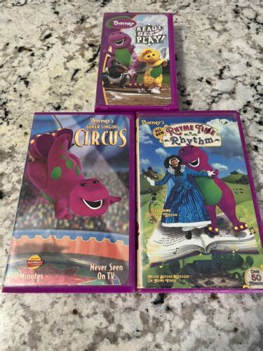 Barney Vhs Tapes Barney S Video Lot Of Circus House Rhyme Time The Best Porn Website