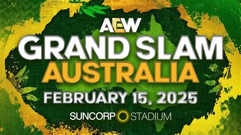 Aew Announces Grand Slam Australia For Brisbane In February 2025