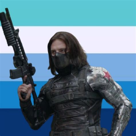 Bucky Barnes Winter Soldier Mlm Pride Flag Pfp Bucky Barnes Winter