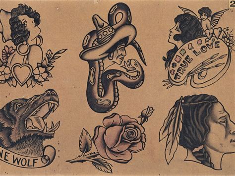 Vintage Tattoo Artwork