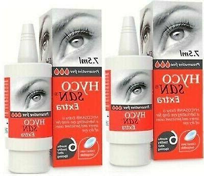 Hycosan Extra Lubricating eye drops long lasting Preservative