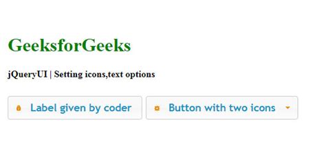 Jquery Ui Button Geeksforgeeks