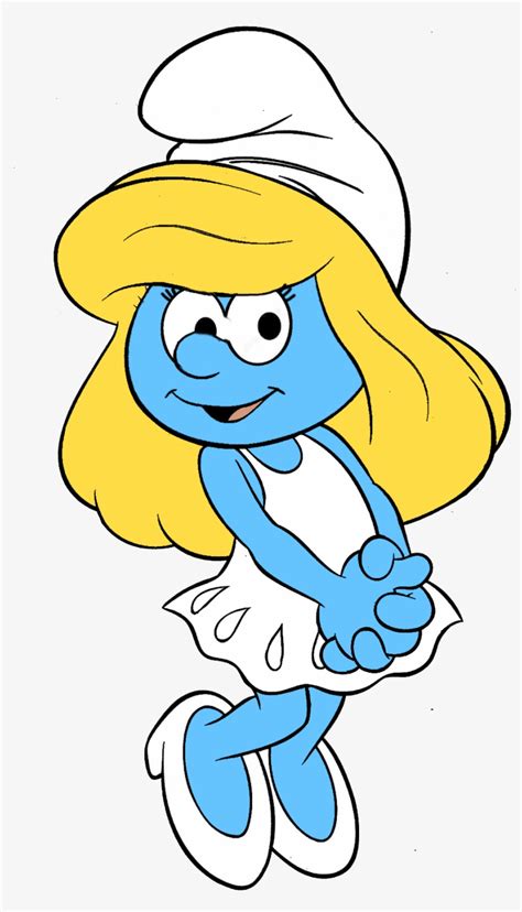 Smurfette The Temptress Smurf Drawing Free Transparent Png Download