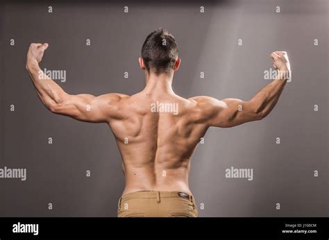 Back View Bodybuilder Image Photo Free Trial Bigstock Atelier Yuwa