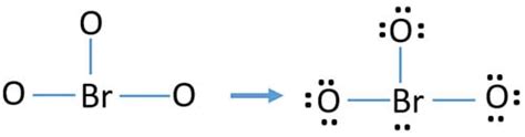 Bromate (BrO3-) Ion Lewis Structure