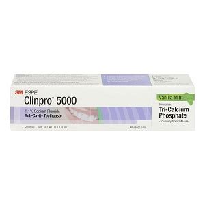 Clinpro 5000 3M ESPE 1.115% Sodium Fluoride Anti-Cavity Toothpaste ...