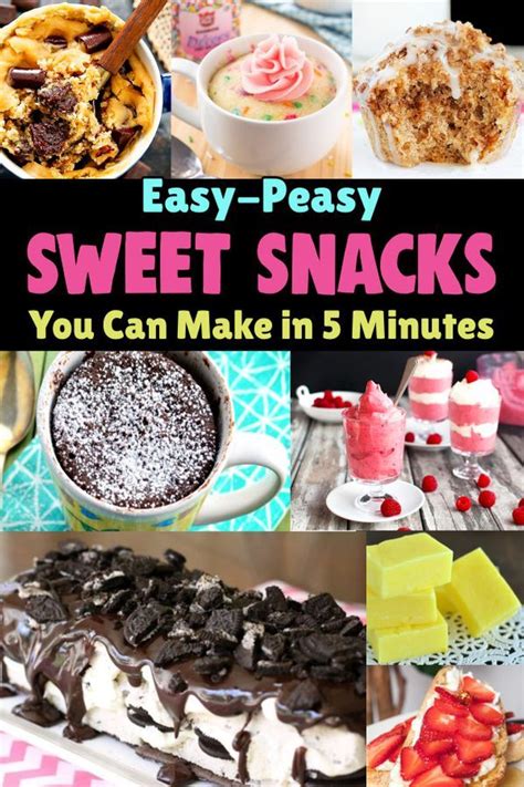 Easy Sweet Midnight Snacks To Make In Minutes Or Less Snacks Sweet