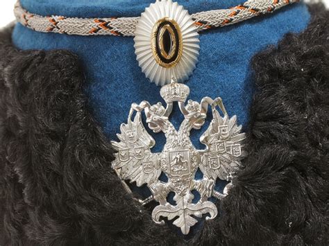 Шапка барашковая офицерская армейских драгунских полков обр.1882 года ...