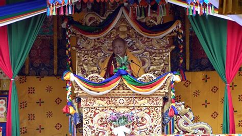 Dorji Lopen Presides Over Samtse Moenlam Chhenmo Bbscl