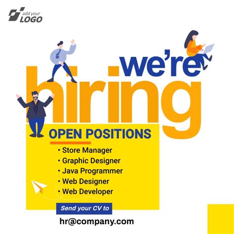 Job Vacancy Ad Template | PosterMyWall