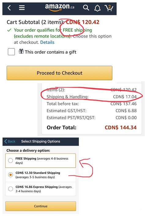Amazon Standard Shipping