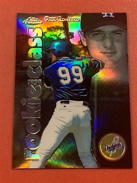 Topps Chrome Rookie Class Refractor Paul Konerko R La Dodgers