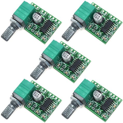 Amazon R REIFENG 5pcs Mini PAM8403 DC 5V 2 Channel USB Digital