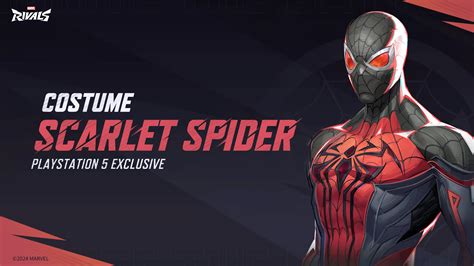 Marvel Rivals Playstation 5 Exclusive Scarlet Spider Kaine Costume