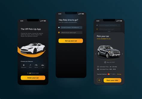 Car Pickup mobile app by Lari on Dribbble