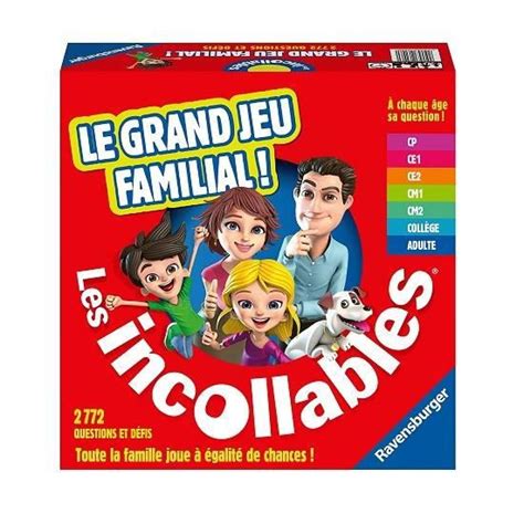 Jeu de société RAVENSBURGER Les Incollables Grand Jeu familial 7