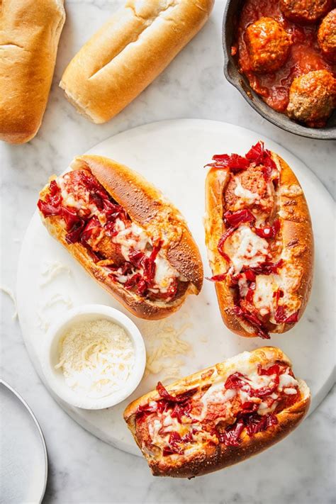 Italian Meatball Sub With Sweet Tangy Peppers DeLallo