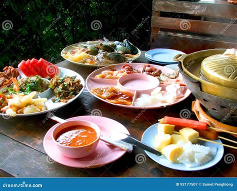 Thai Foods the Spicy Food of Thailand Stock Image - Image of cooked ...