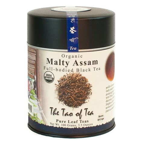 The Tao Of Tea Organic Malty Assam Tea Loose Leaf Tea 35 Oz Tin