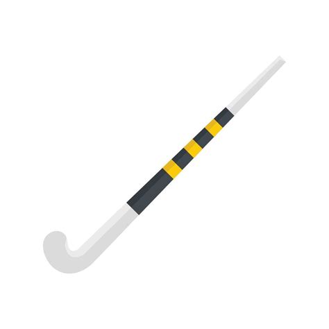 Field hockey stick icon, flat style 14478826 Vector Art at Vecteezy