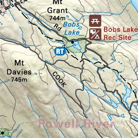 Vcbc08 Texada Island Vancouver Coast And Mountains Bc Topo Map By
