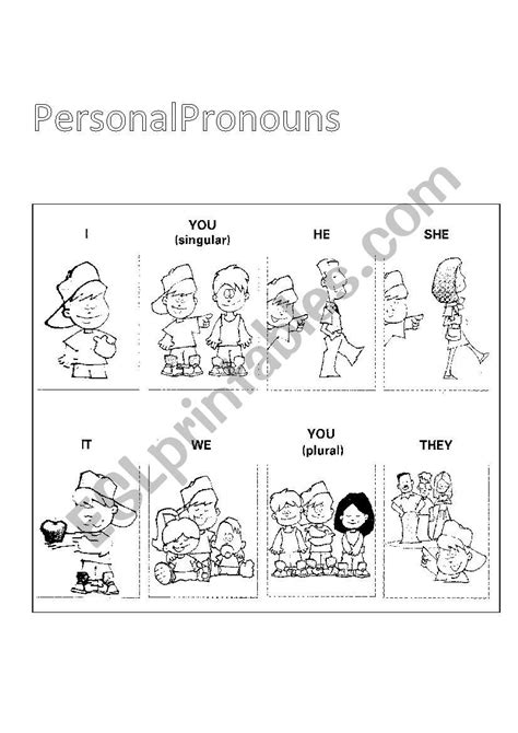 Personal Pronouns Esl Worksheet By Skie Pronoun Worksheets