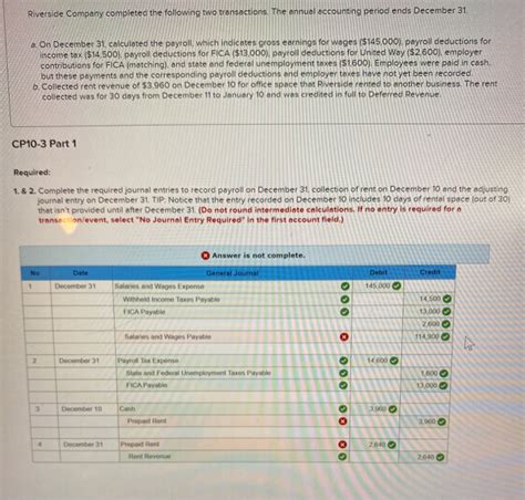 Solved Riverside Company Completed The Following Two Chegg