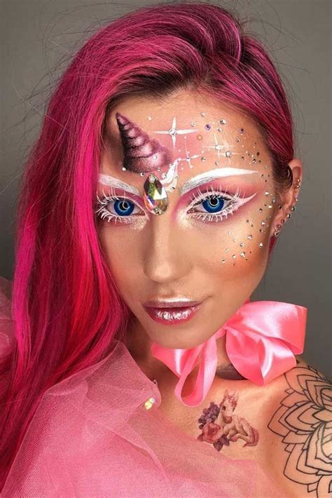 40 Fairy Unicorn Makeup Ideas For Parties Unicorn Makeup Unicorn Makeup Halloween Makeup