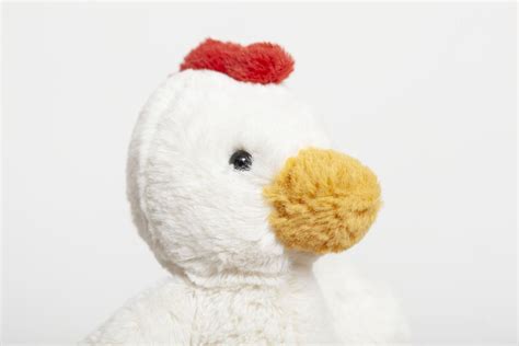 Jellycat Small Bashful White Chicken Rooster Ms Rudolphs