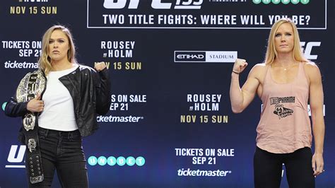 Ufc 193 Preview Ronda Rousey Vs Holly Holm Sports Illustrated