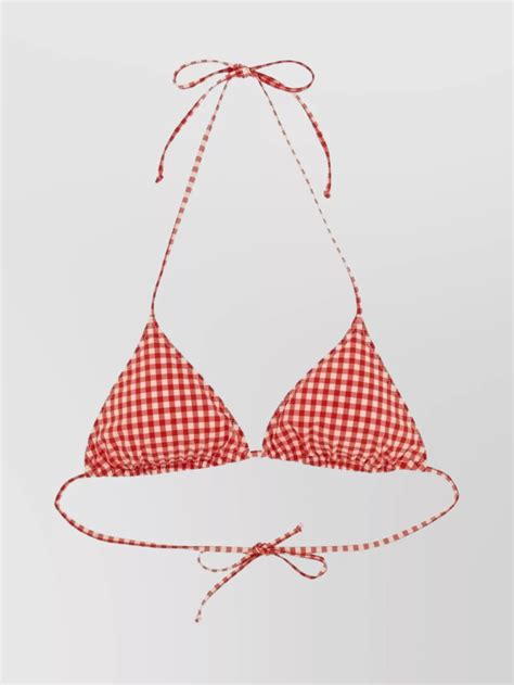 Mc2 Saint Barth Leah Triangle Halter Neck Bikini Top The Fashion Square