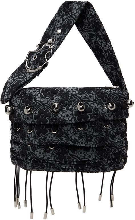 Gray Mini Scrunch Bag By Chopova Lowena On Sale