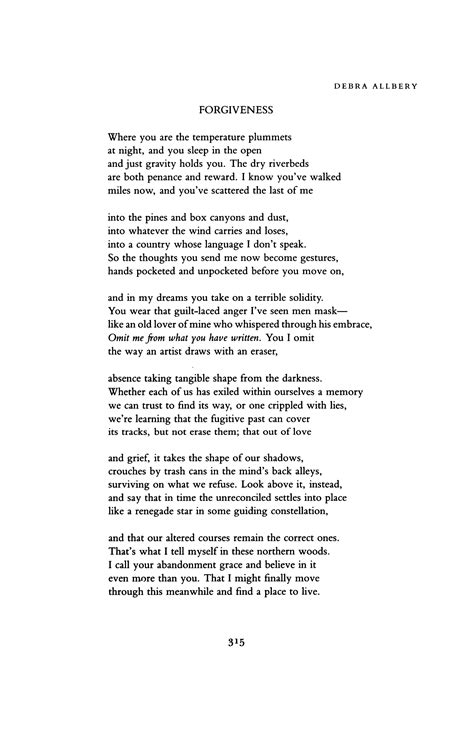 Forgiveness Poems