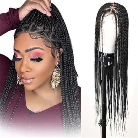 Sangtok Micro Box Braided Wigs For Black Women 36 Inch