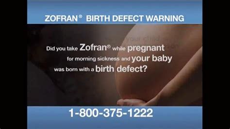 Steelman And Mcadams Tv Commercial Zofran Birth Defect Warning