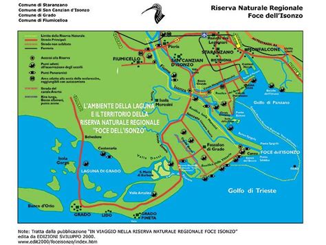 Riserva Naturale Della Foce Dell Isonzo Mappa Di Dettaglio