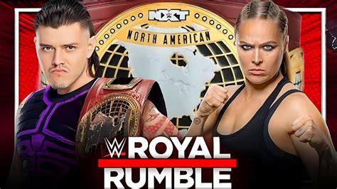 Dominik Mysterio Vs Ronda Rousey NXT North American Title Full Match