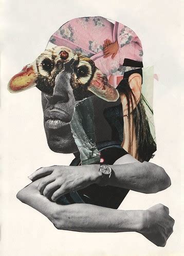 Xxii Iyapo X Cm Handmade Collage Claudia Pomowski Flickr