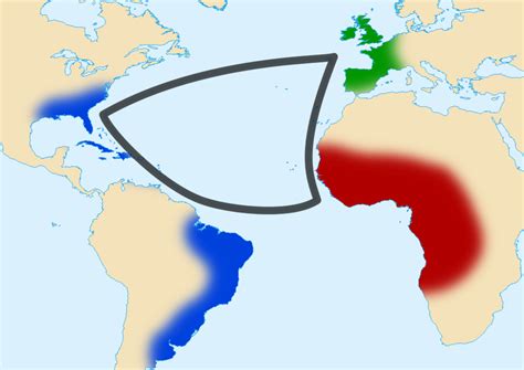 The Triangular Trade diagram Diagram | Quizlet